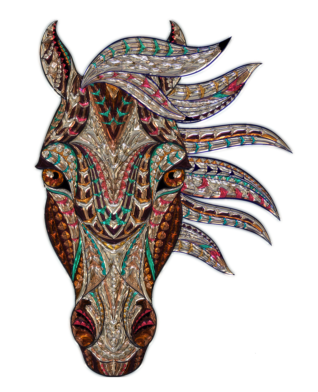 Pieza en Vidrio Soplado